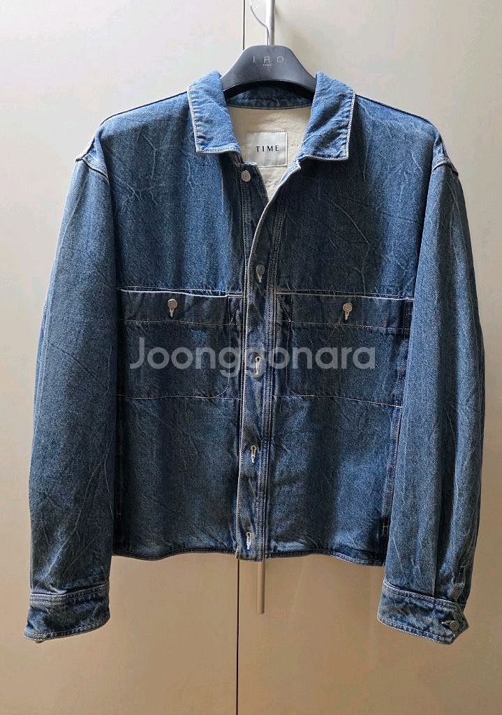 타임 데님 자켓--0