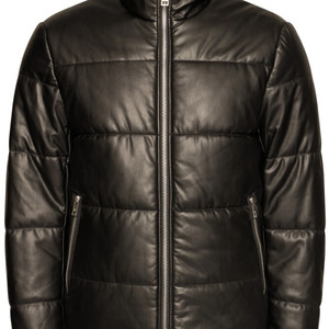 남성 가죽패딩 점퍼