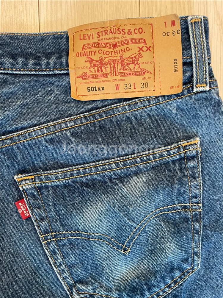 빈티지 리바이스 501 33x30 (실측30x29)--2
