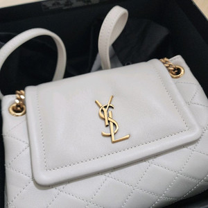 ysl 생로랑 노리타백 미니 크로스 토트 겸용 빈티지화이트