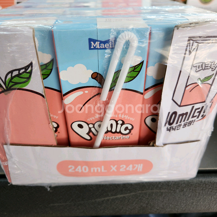 매일 피크닉 천도복숭아 240ml 23팩--0