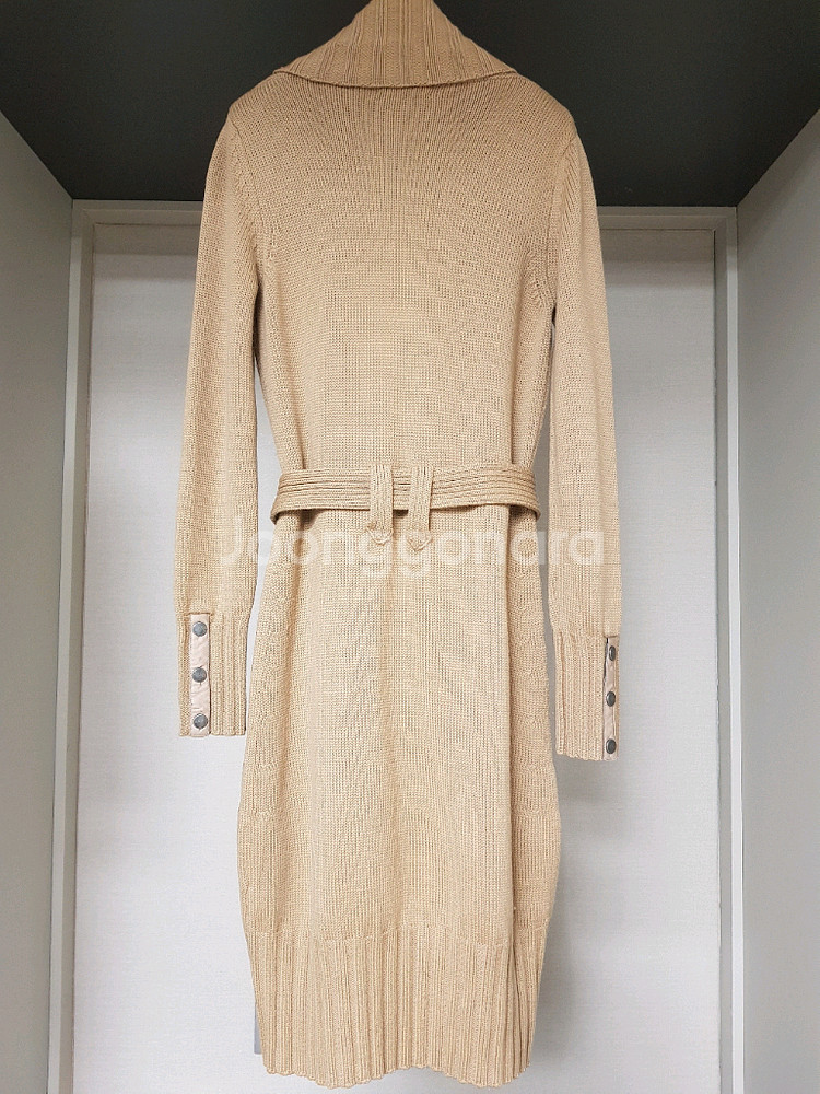 버버리 정품 니트 롱가디건--1