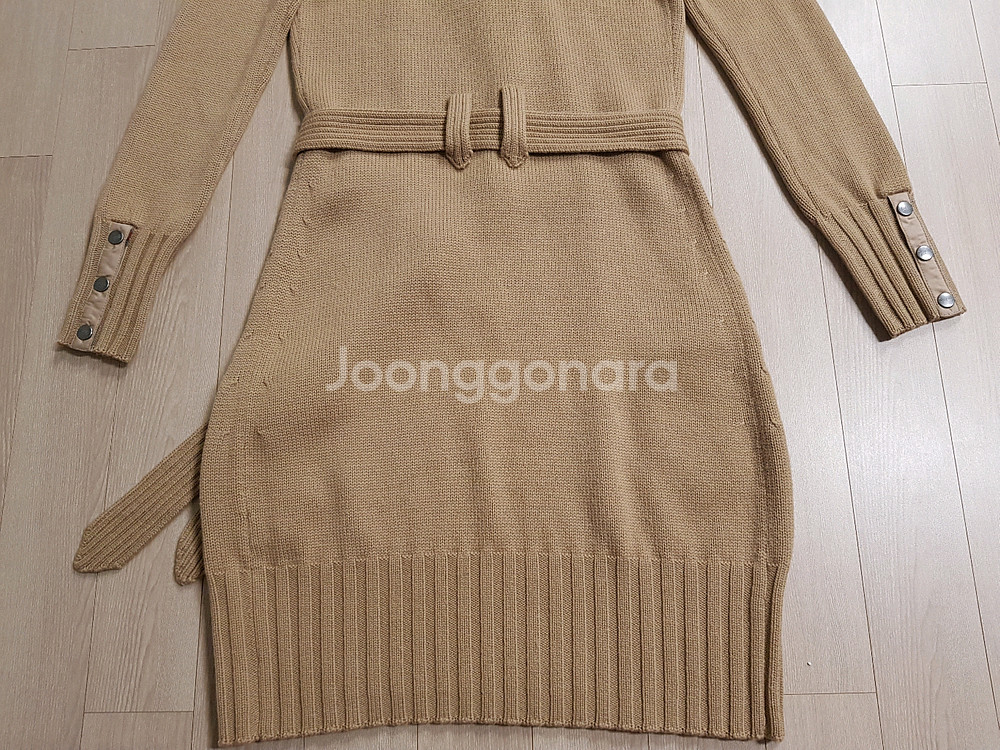 버버리 정품 니트 롱가디건--7