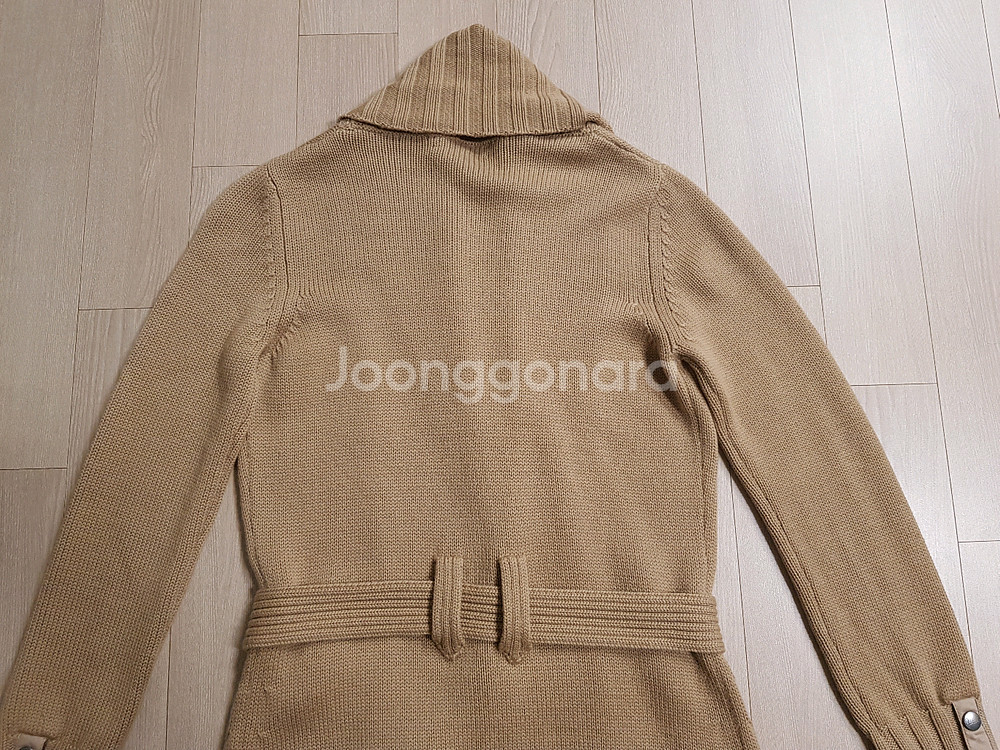 버버리 정품 니트 롱가디건--6