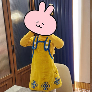 alba 오리지날 멜빵 벨벳 원피스 98센치 (돌~36개월)