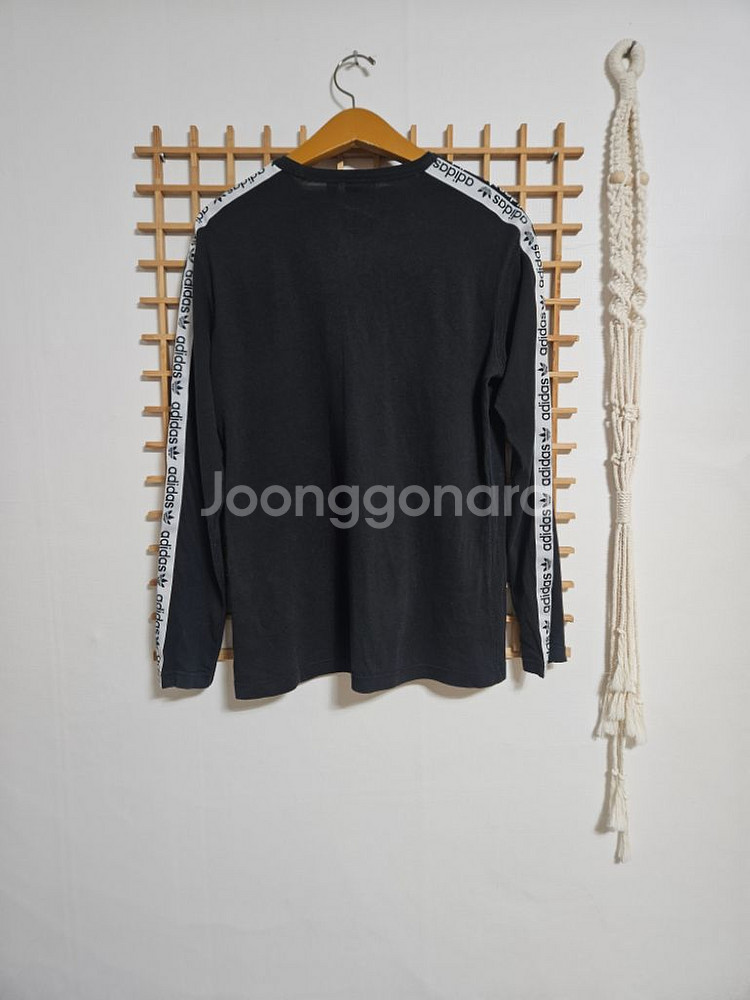 아디다스 사이드로그 면긴팔티 사이즈 XS 실착/100--1