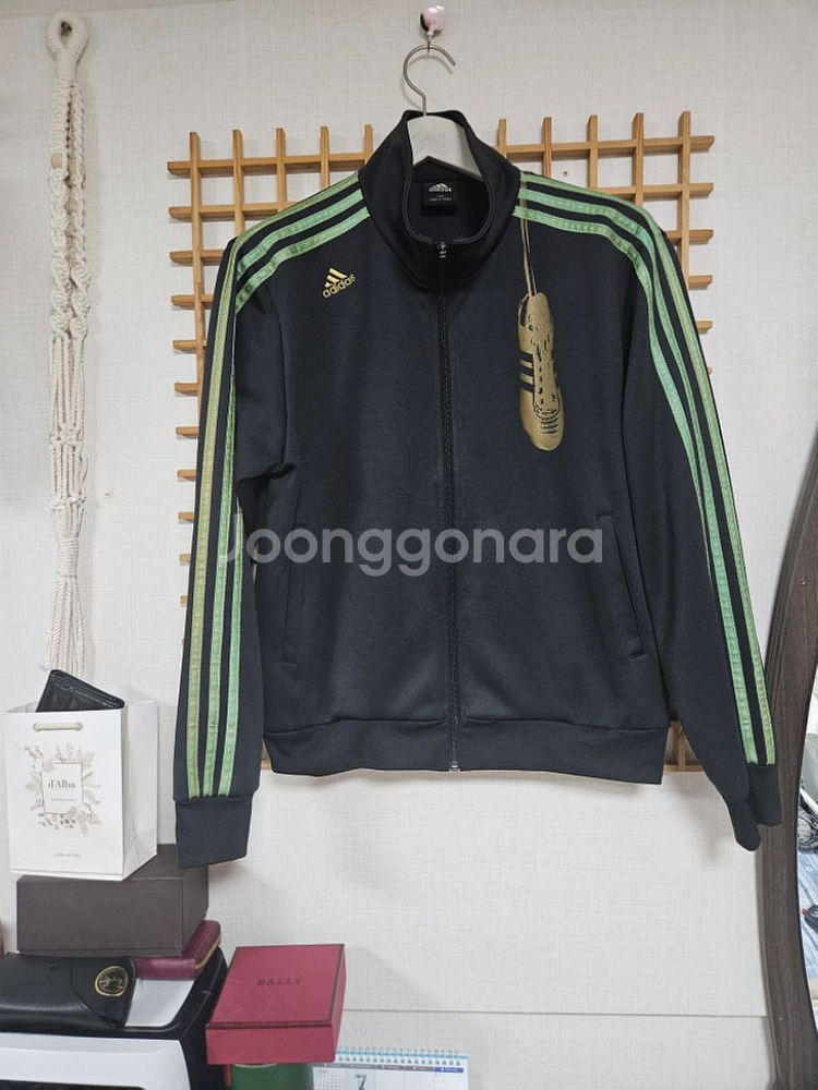 아디다스 리니어 부츠 트랙탑져지!!검/카멜레온 남100--0