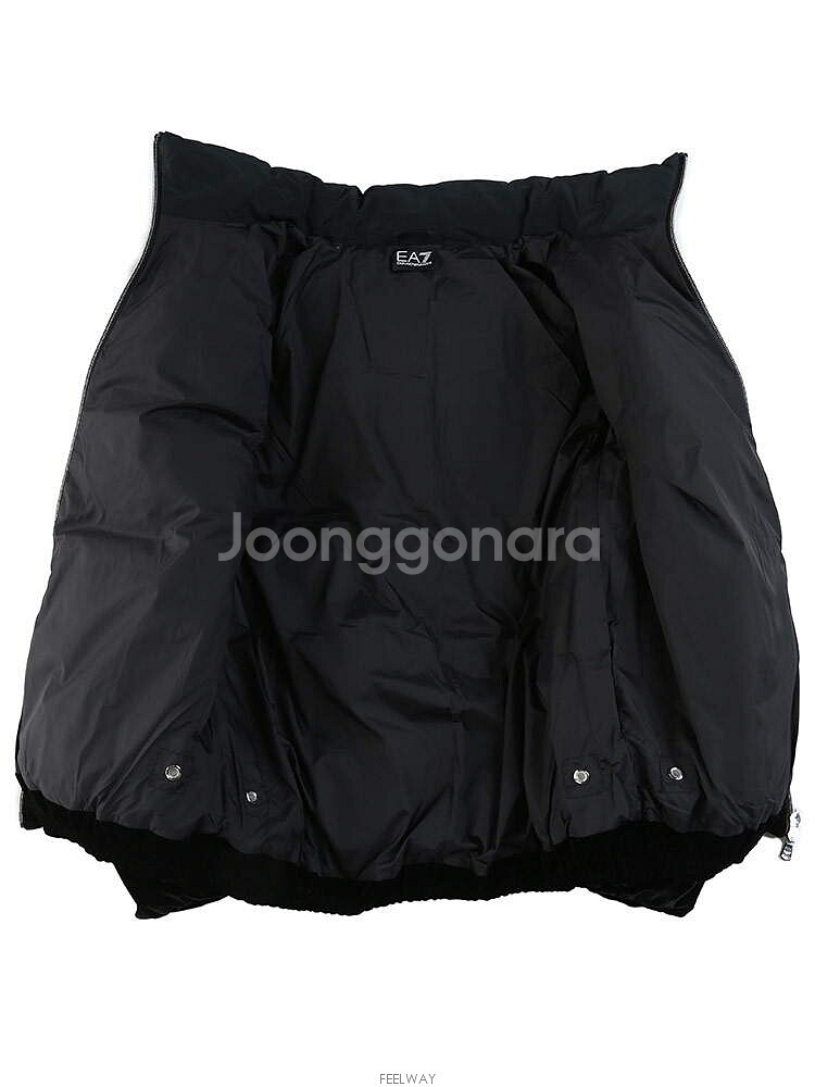 Emporio armani 소재 믹스 톤온톤 패딩 자켓--1