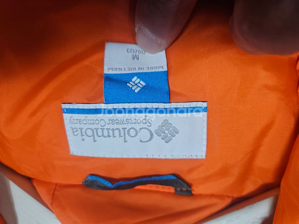 콜롬비아 기능성 바람마개 경량패딩 여성/M--4