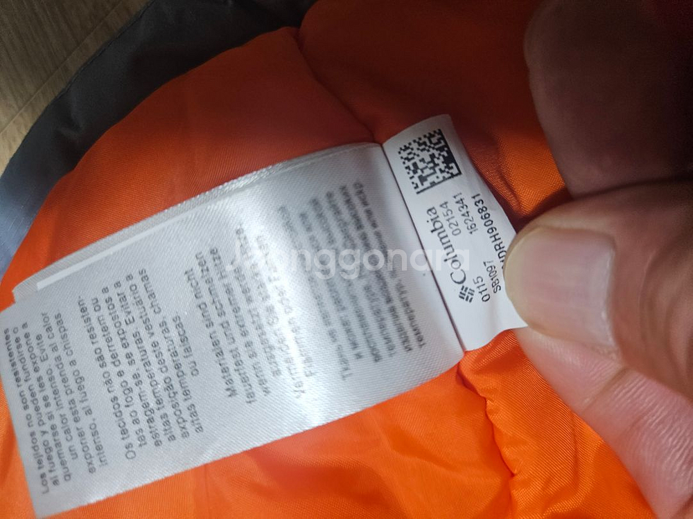 콜롬비아 기능성 바람마개 경량패딩 여성/M--5