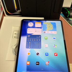 아이패드 프로 m4 13인치 7세대 256기가 실버 풀박스+애펜프로