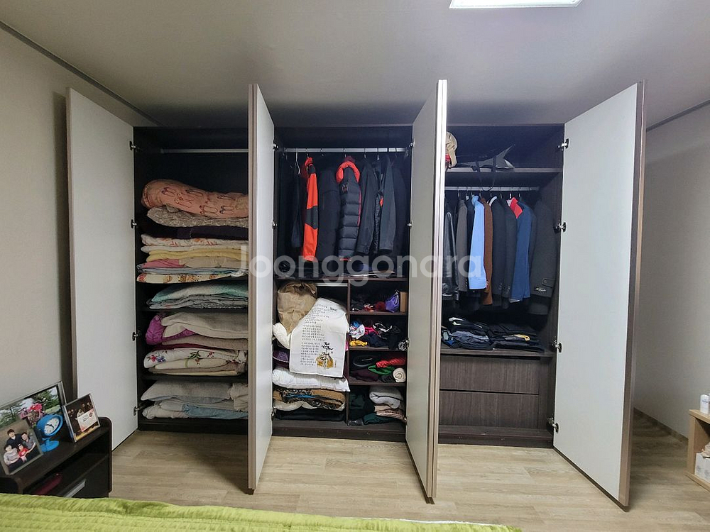 한샘 헤링본 옷장 장롱(10자)입니다--1