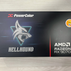 RX 9070 XT (RTX 5070TI 급) 헬하운드 파워컬러 그래픽카드 AMD