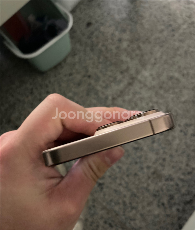 아이폰 16 프로 128GB 데저트 티타늄 사용감x--4