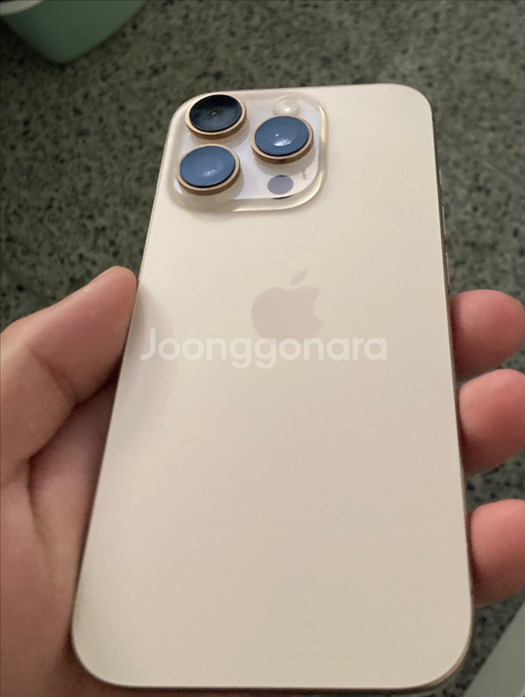 아이폰 16 프로 128GB 데저트 티타늄 사용감x--6