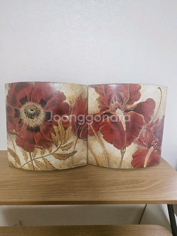 꽃 그림 액자 2개 세트--1