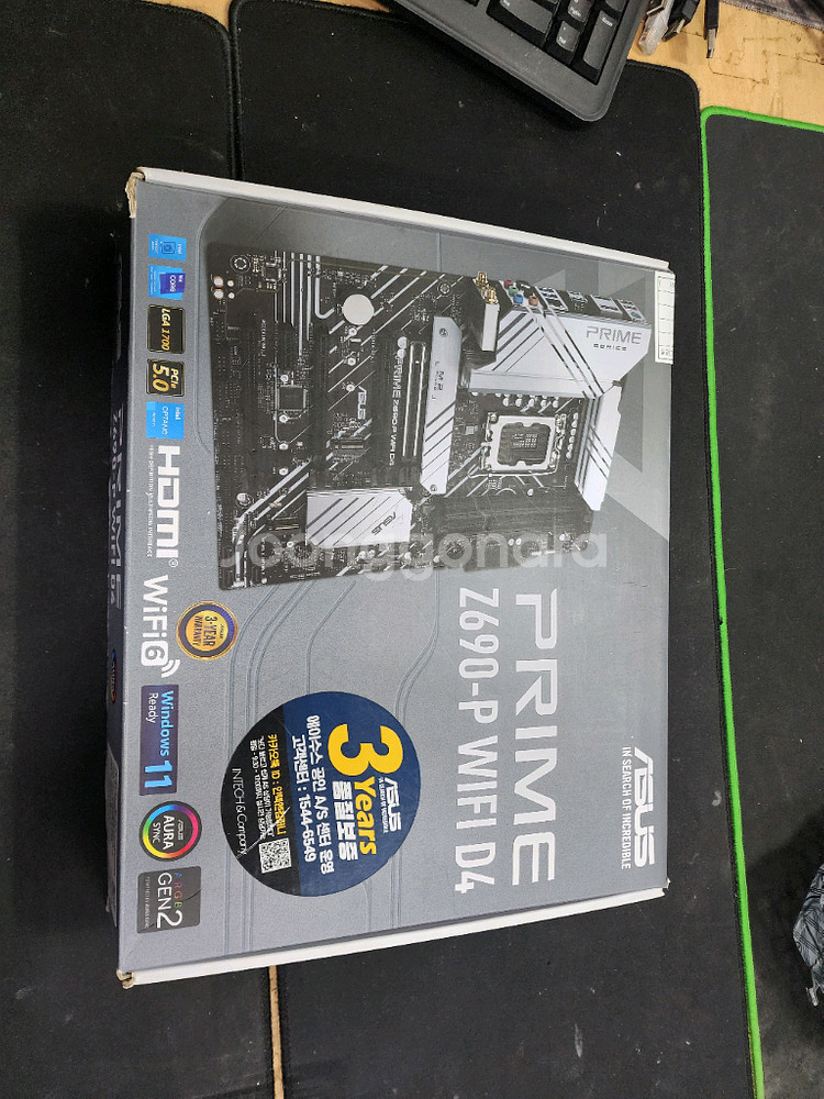 ASUS PRIME Z690-P WIFI D4 메인보드--0