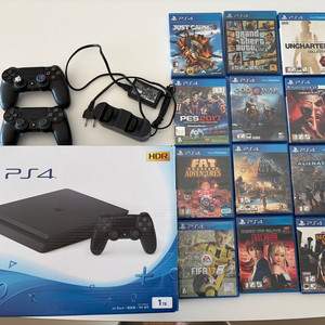 PS4 슬림 1TB 게임기 세트
