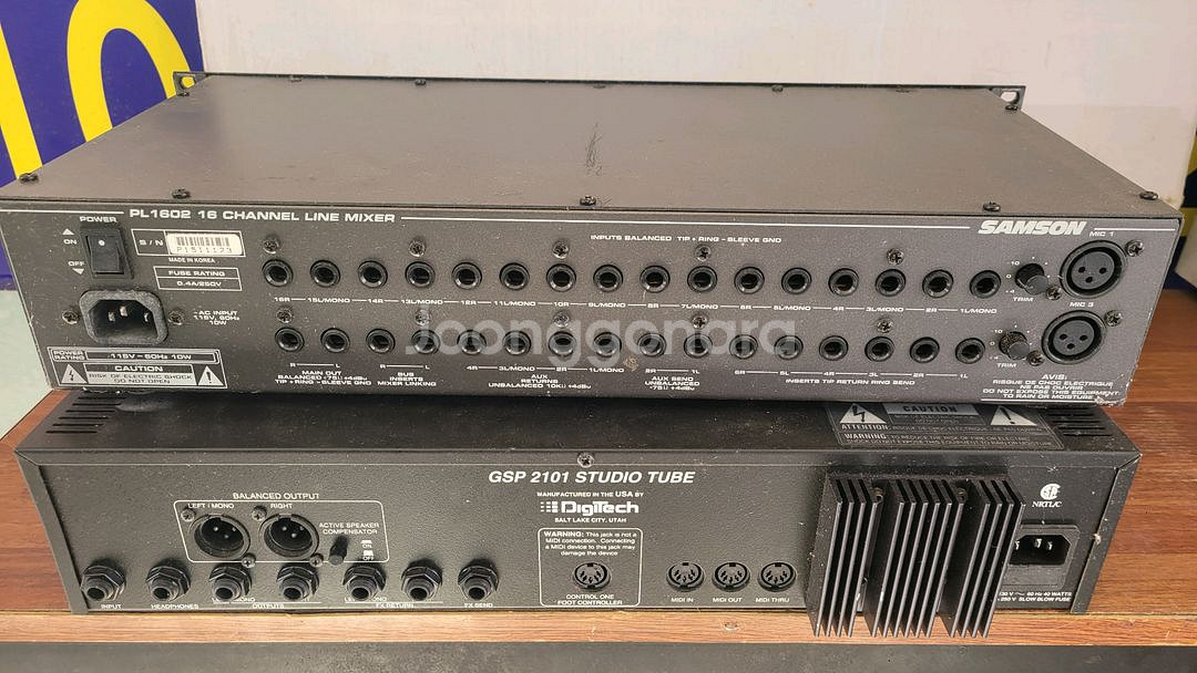 샘슨 GSP-2101 스튜디오 튜브 믹서--1