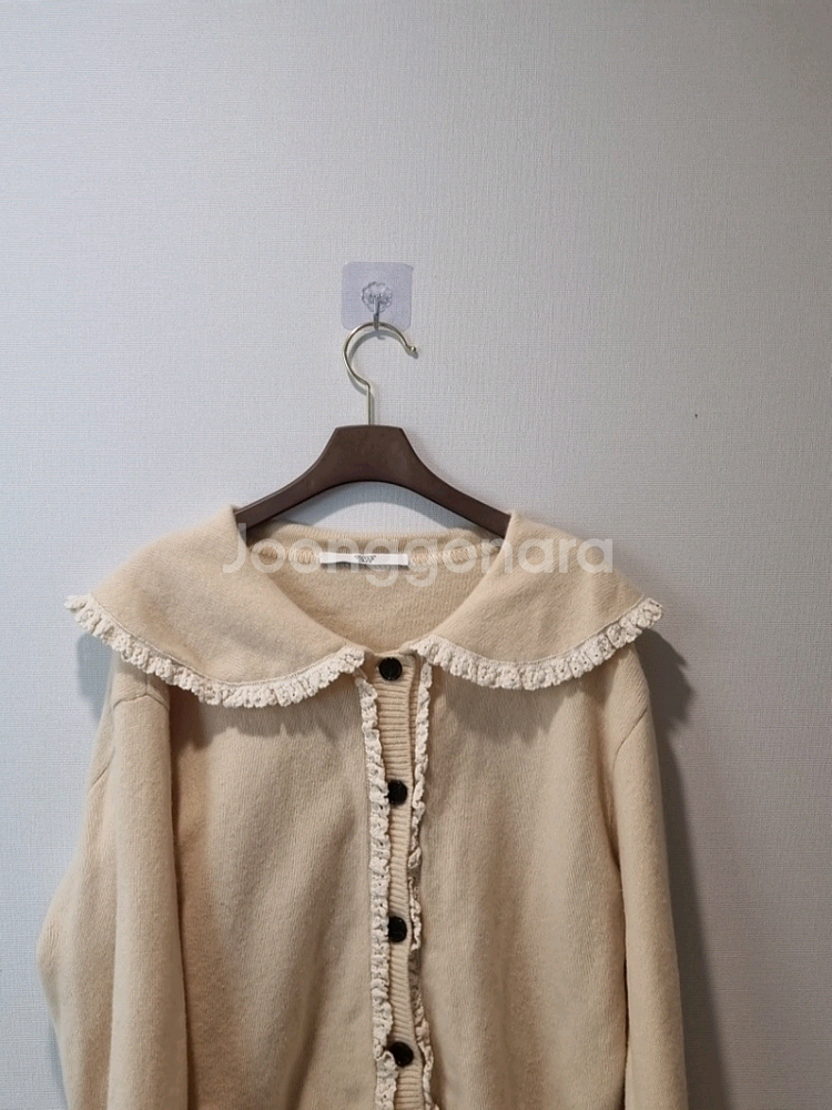 Johnny Hates Jazz 레이스 카라 니트 가디건--1