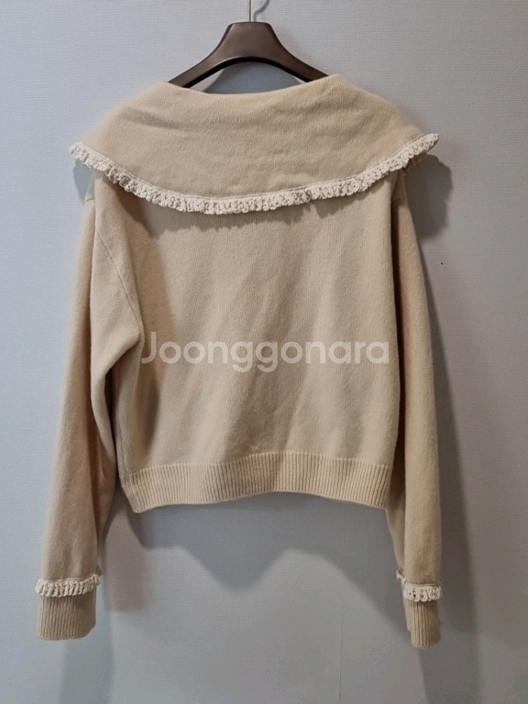 Johnny Hates Jazz 레이스 카라 니트 가디건--4