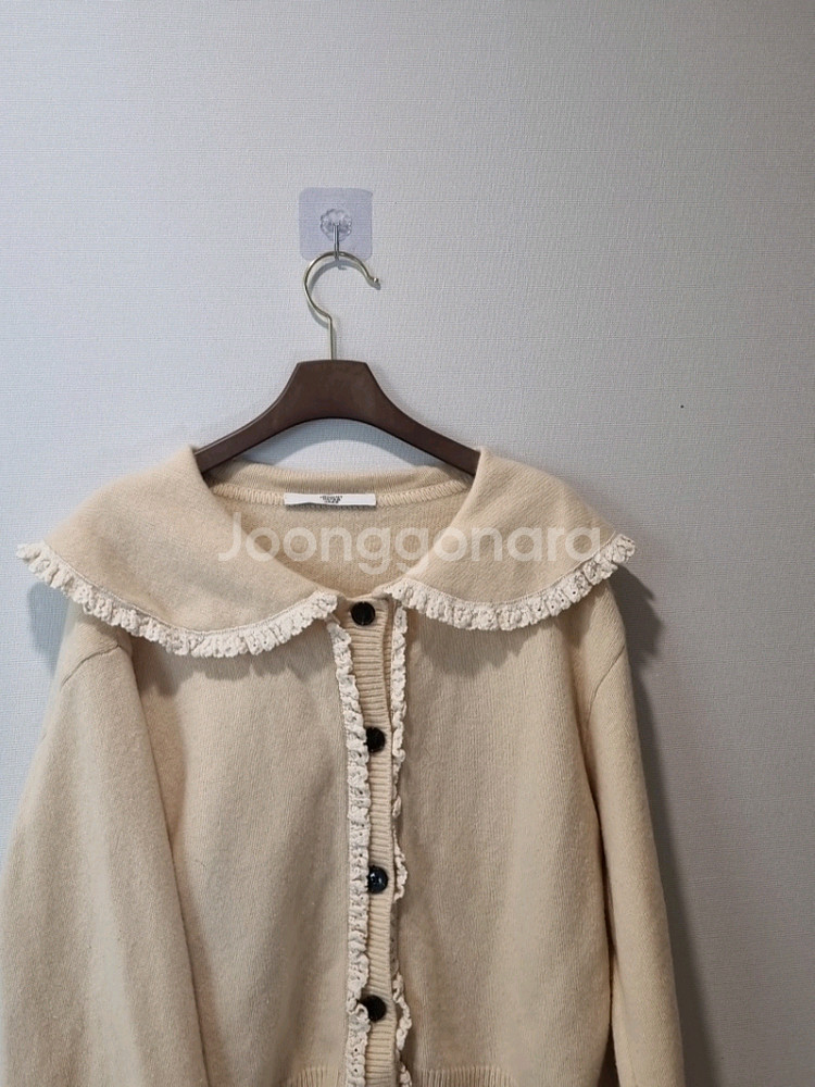 Johnny Hates Jazz 레이스 카라 니트 가디건--2