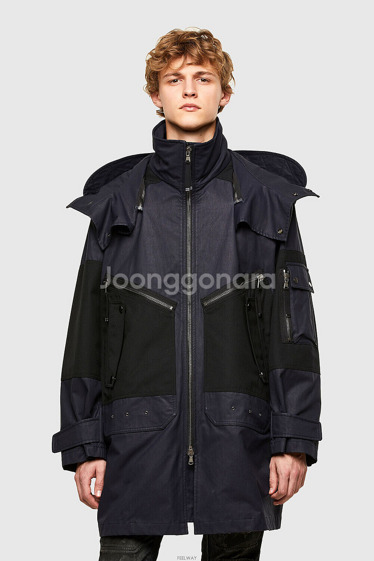 DIESEL BLACK GOLD W-PARK-ANT PARKA--0