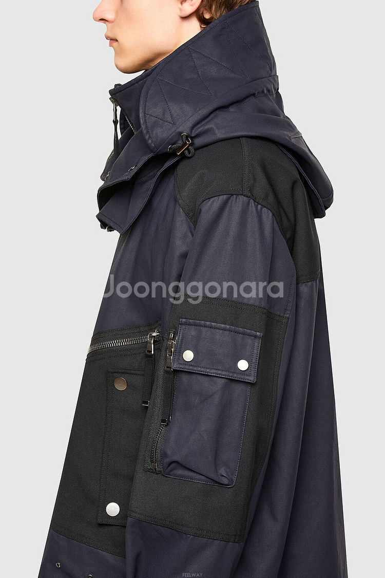 DIESEL BLACK GOLD W-PARK-ANT PARKA--1