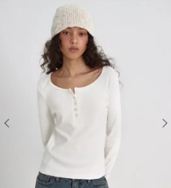 블랙업 라이트 스탠다드 헨리넥 긴팔티 m--1