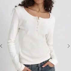 블랙업 라이트 스탠다드 헨리넥 긴팔티 m