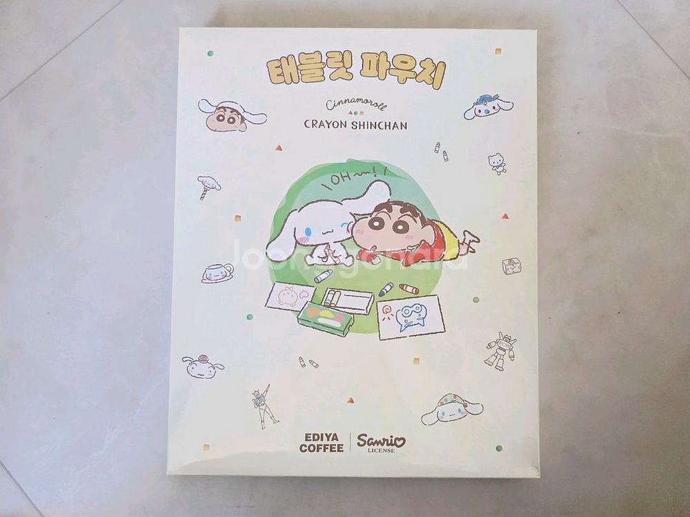 이디야 짱구 시나모롤 태블릿 파우치--0