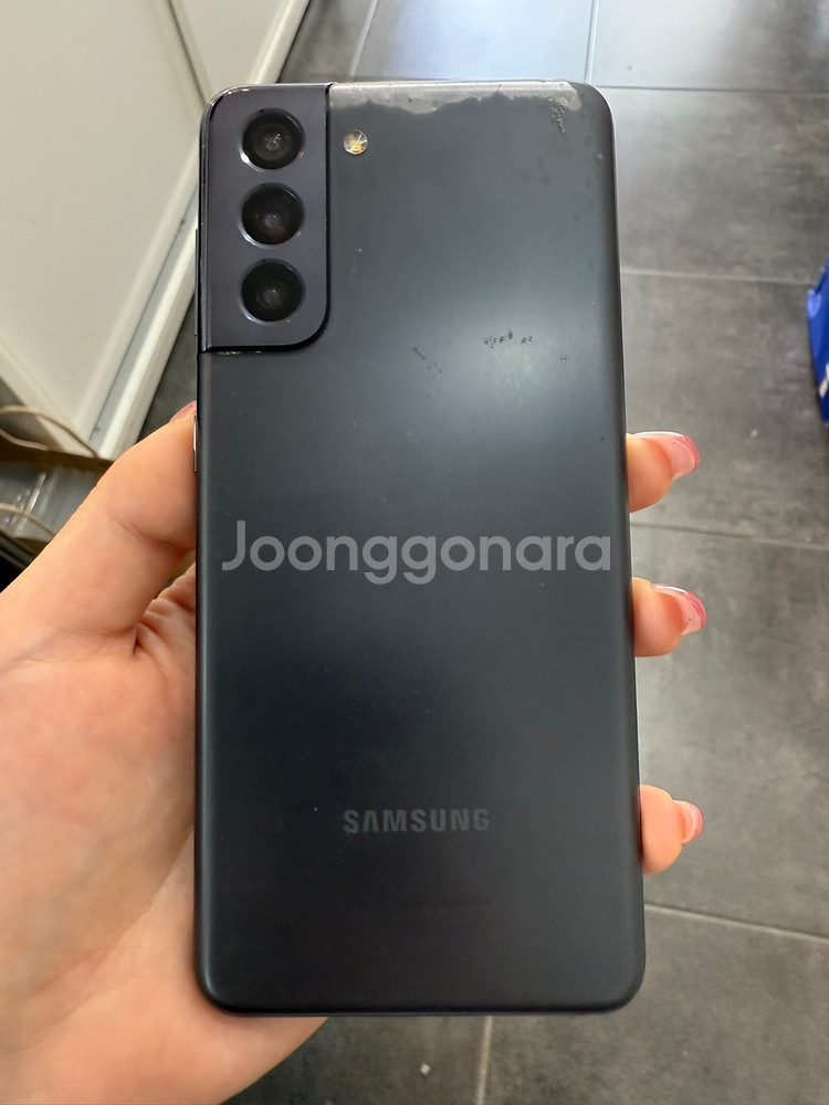 무잔상)갤럭시S21 256GB 블랙/ Y925--5
