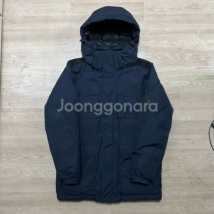 프로스펙스 덕다운 로고 후드 패딩 점퍼 [네이비] M/95--0