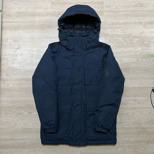 프로스펙스 덕다운 로고 후드 패딩 점퍼 [네이비] M/95