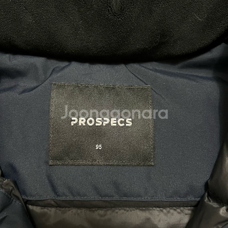 프로스펙스 덕다운 로고 후드 패딩 점퍼 [네이비] M/95--4