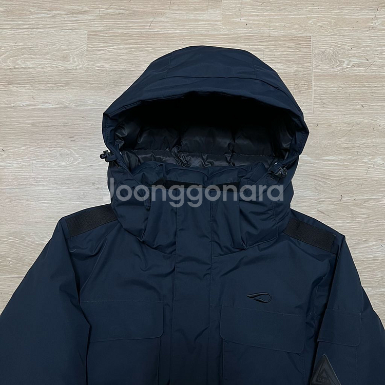 프로스펙스 덕다운 로고 후드 패딩 점퍼 [네이비] M/95--1