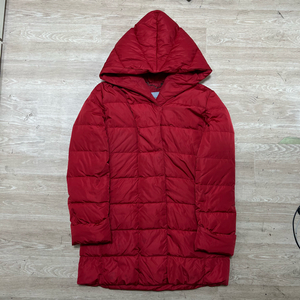 막스마라 위켄드 여성 후드 롱 코트패딩 점퍼 [버건디] 36(S/90)