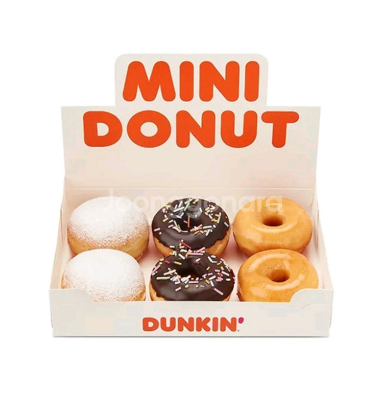 던킨도너츠 미니 도넛 6개 세트--0