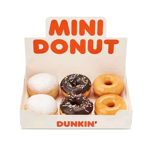 던킨도너츠 미니 도넛 6개 세트
