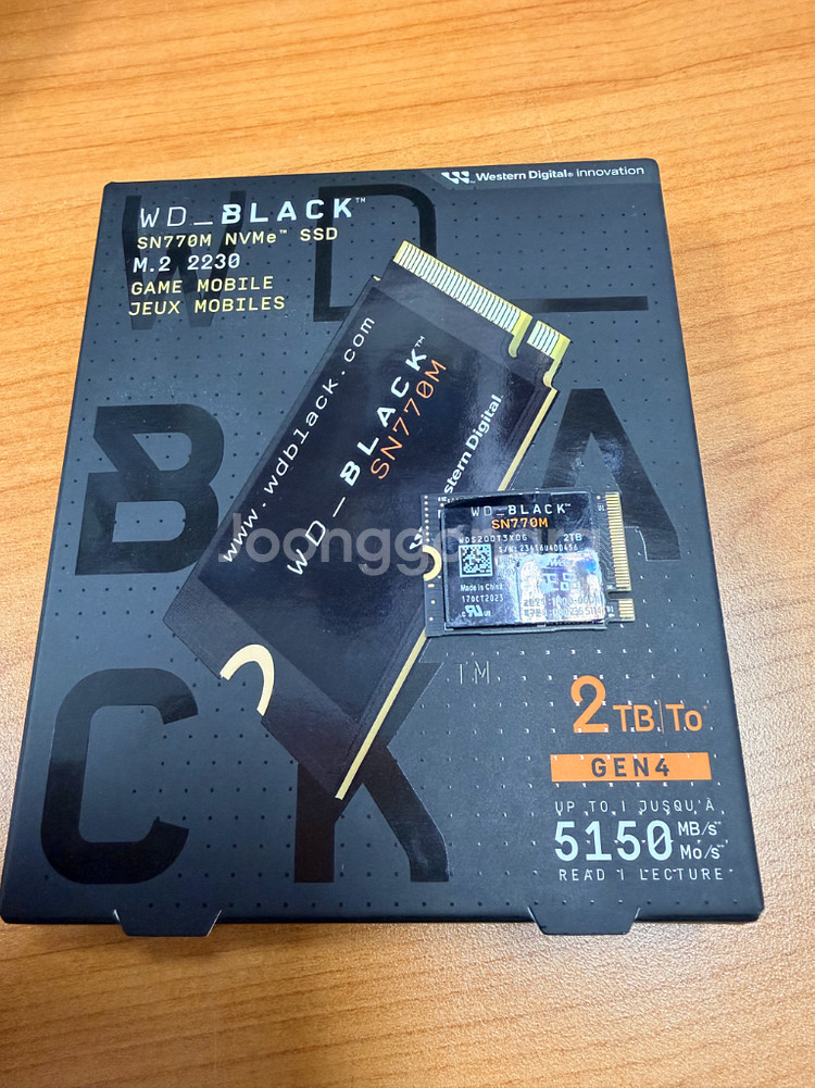 WD Black SN770m M.2 NVMe SSD 2TB--0