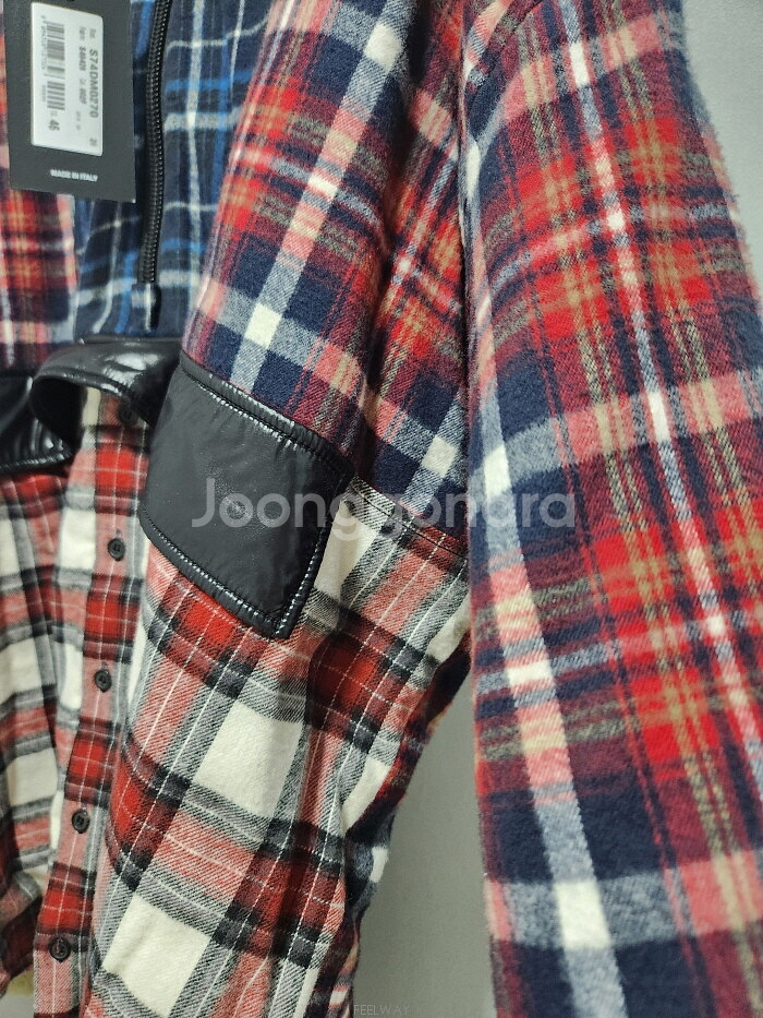 DSQUARED2 PATCHWORK CHECK ANORAK jacket--7