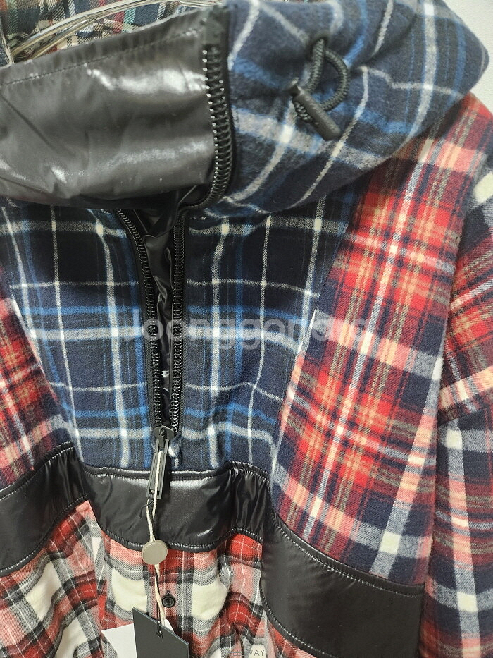 DSQUARED2 PATCHWORK CHECK ANORAK jacket--8