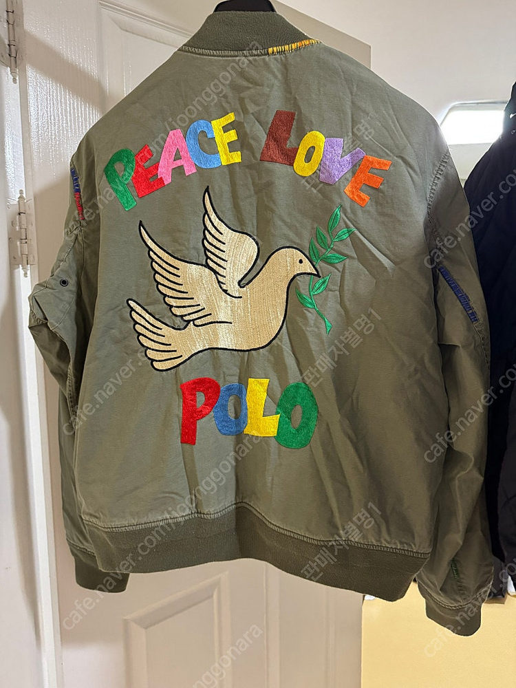 폴로 랄프로렌 피스 러브 보헤미안 타림 봄버 자켓 710950973001 이미지