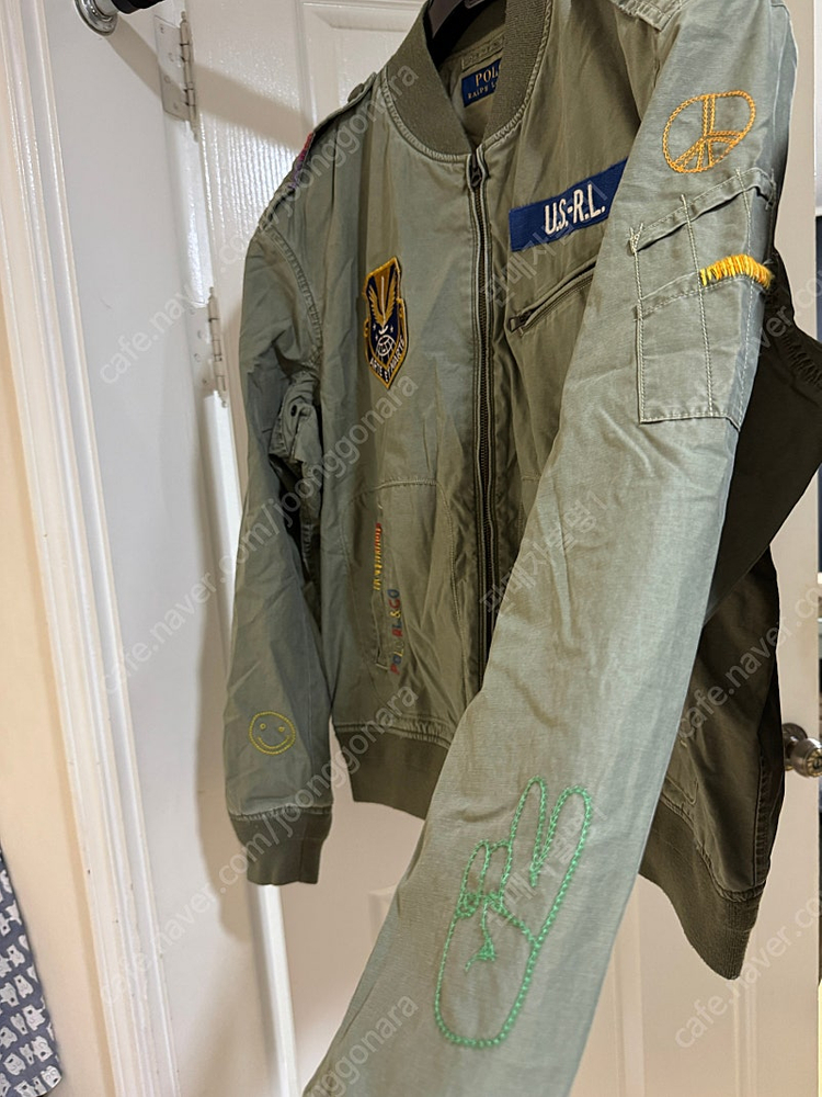 폴로 랄프로렌 피스 러브 보헤미안 타림 봄버 자켓 710950973001 이미지