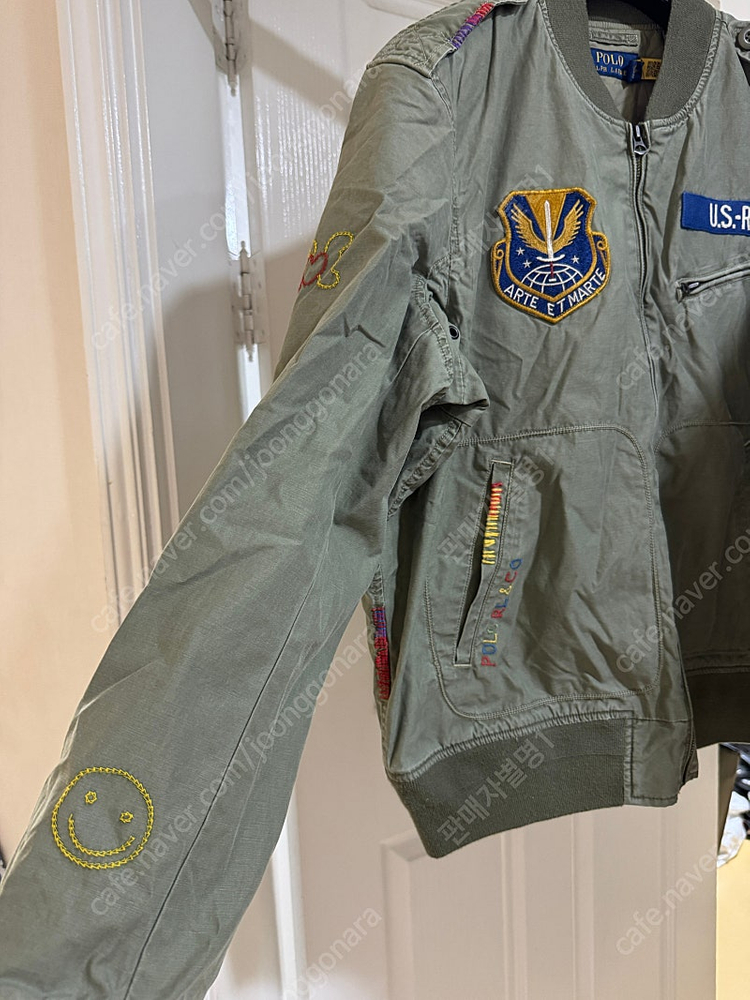 폴로 랄프로렌 피스 러브 보헤미안 타림 봄버 자켓 710950973001 이미지