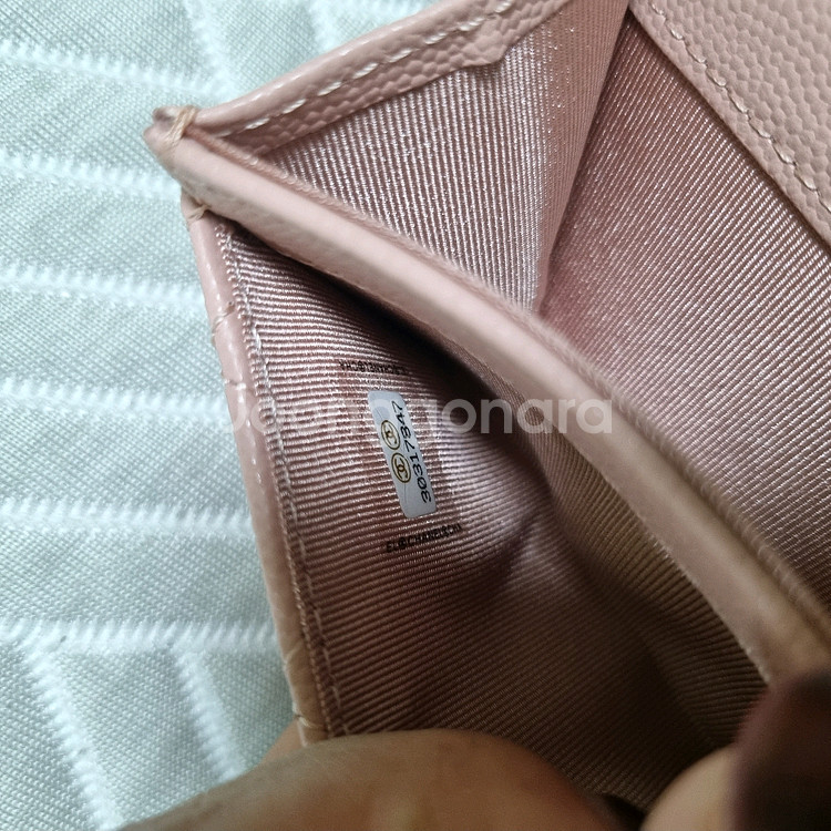 샤넬 캐비어 카드지갑--1