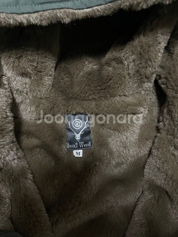 SOUTH2 WEST8 남이서팔 퍼 후드 코트 자켓--6