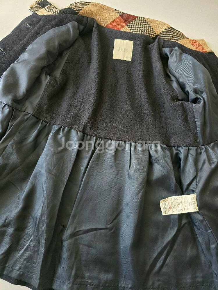 닥스키즈 여아 모직 코트 110사이즈--7