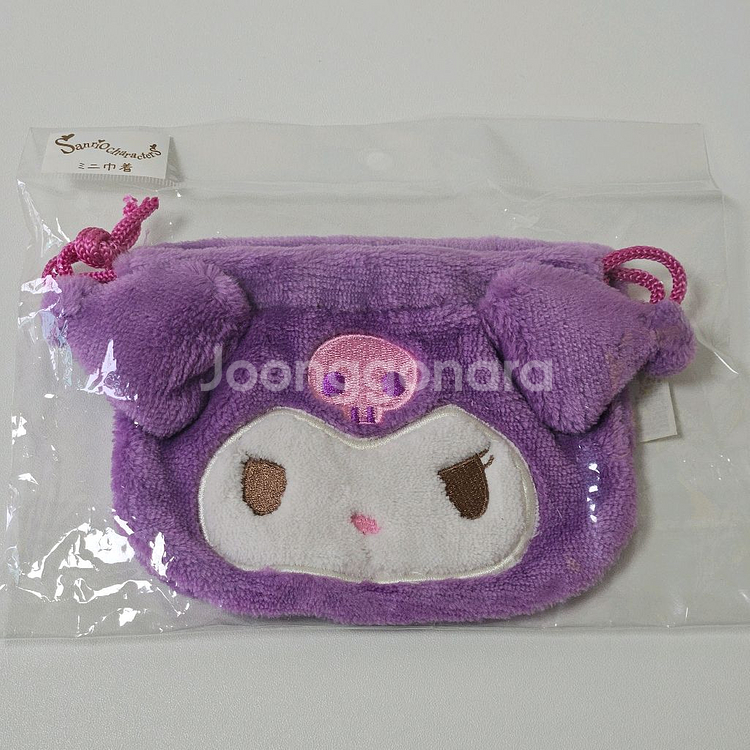 산리오 쿠로미 주머니 조리개 파우치--0