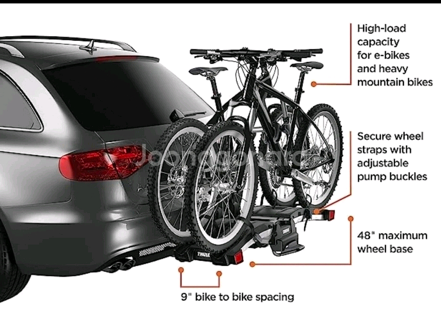 툴레(Thule) *히치형* 이지폴드 xt2 자전거 캐리어 새제품--0